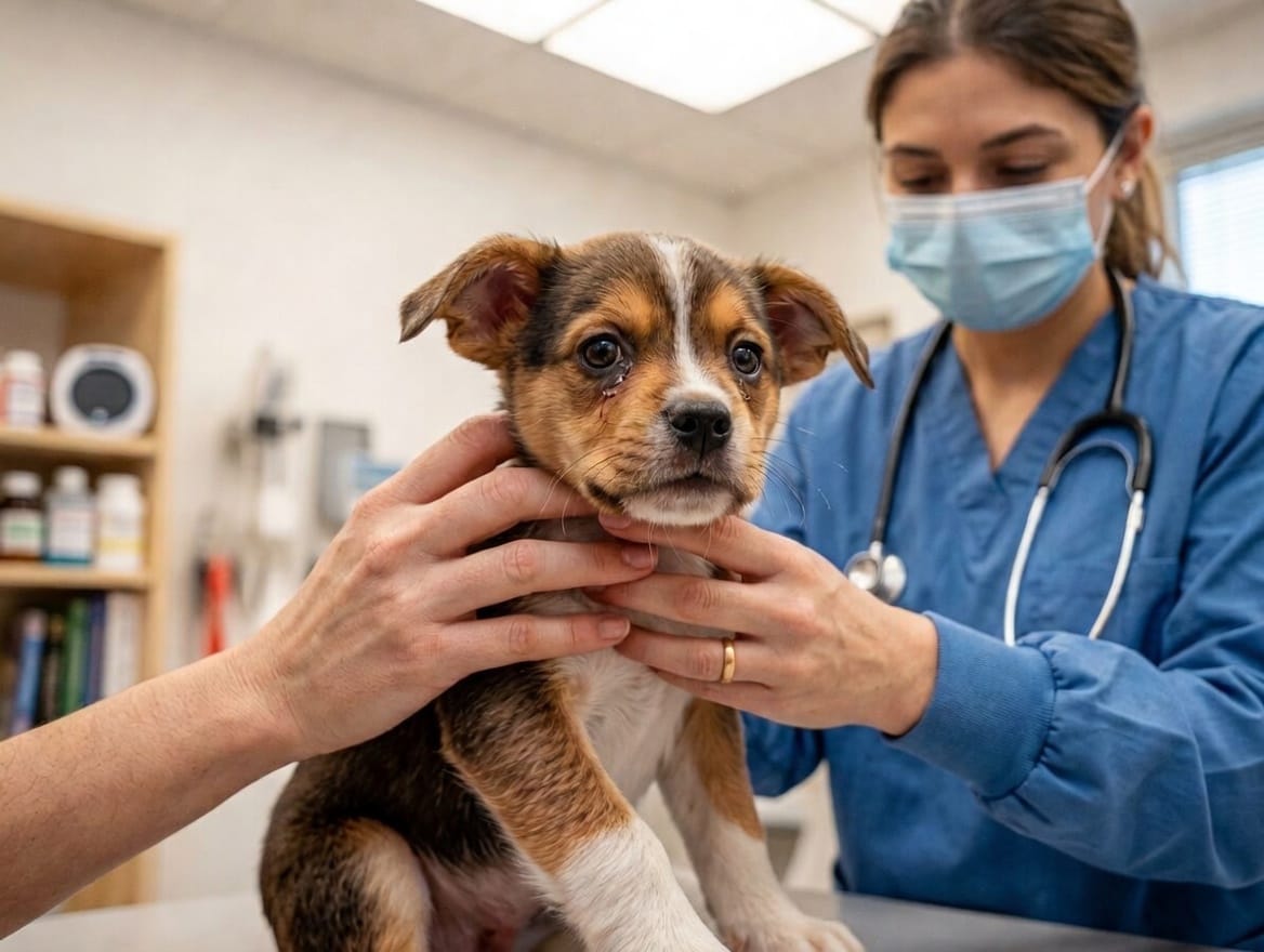 Hund beim Tierarzt – Tierarztkosten Versicherung